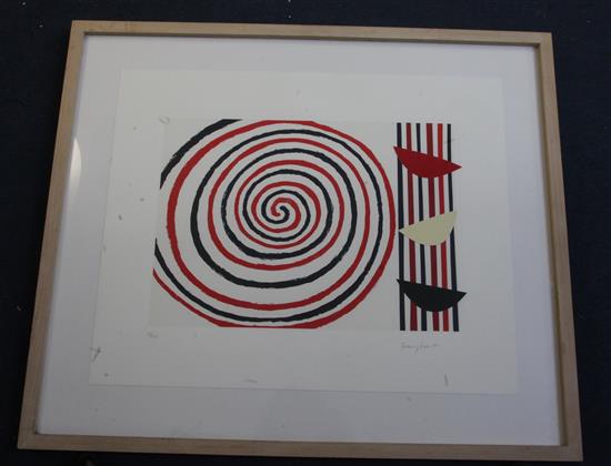 Sir Terry Frost (1951-2003) Spirals 26.5 x 21.5in.